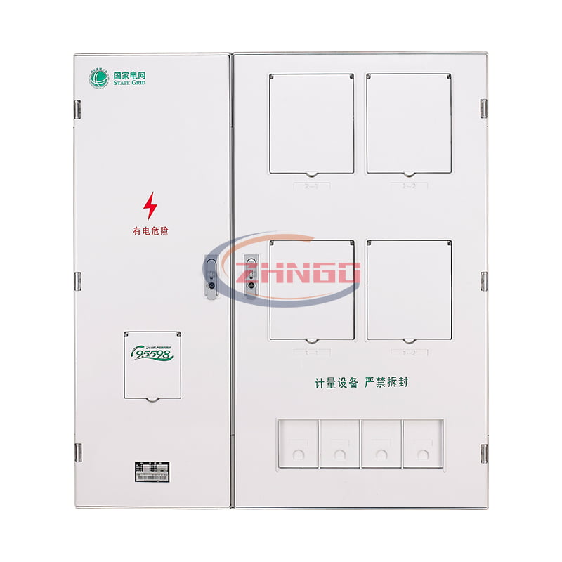 新国网三相四表位电表箱