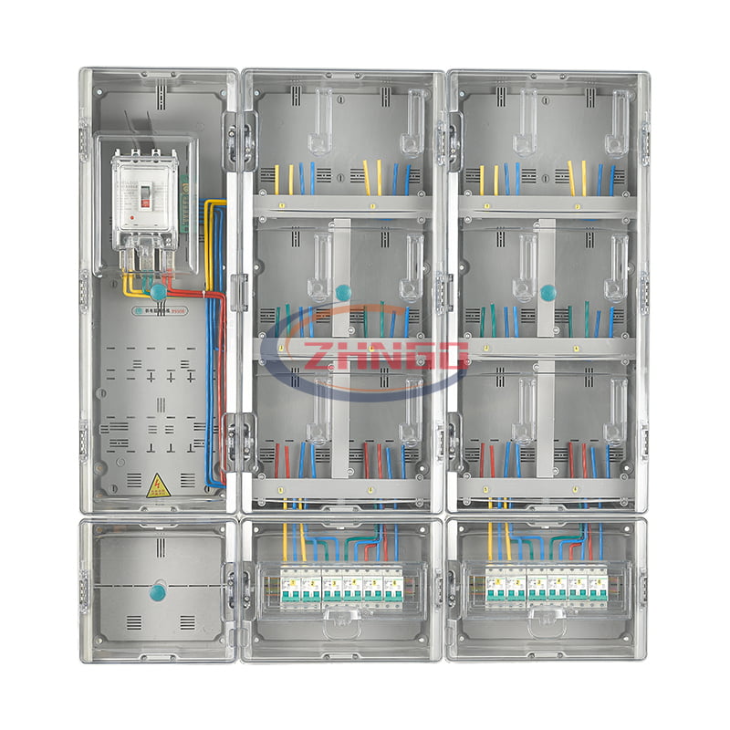 南网单相十二表位插卡式电表箱