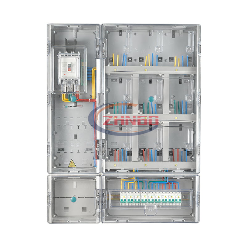 南网单相九表位插卡式电表箱