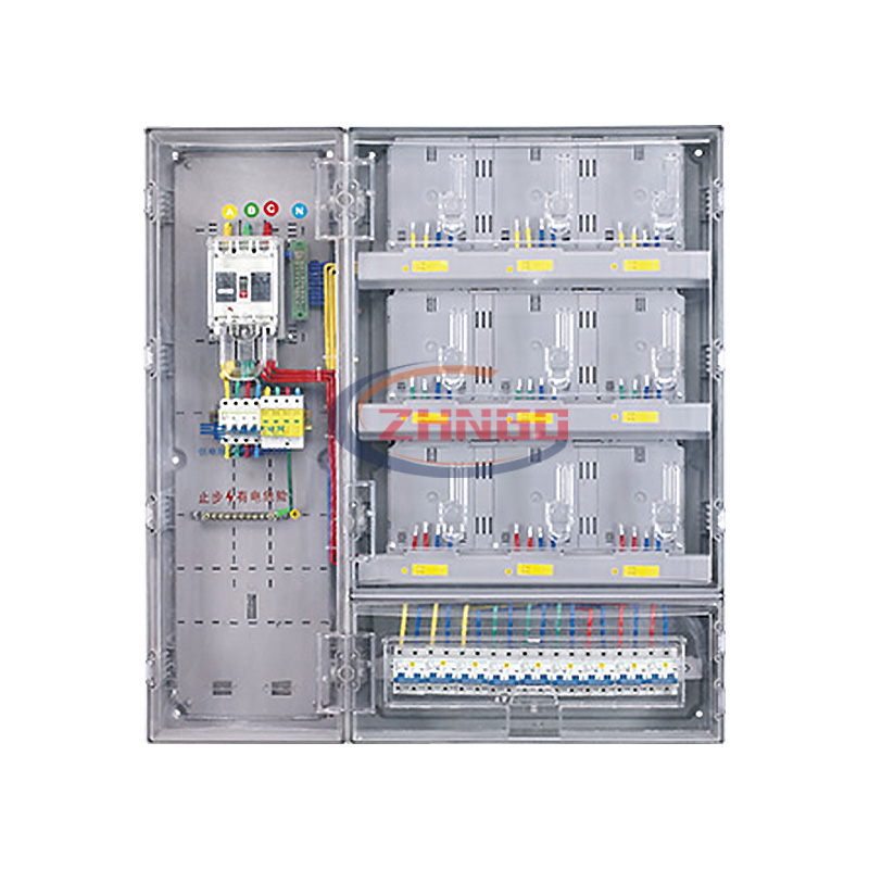南网费控单相九表位插卡式电表箱