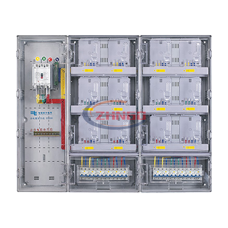 南网费控单相十二表位插卡式电表箱